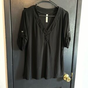 Black dress shirt
